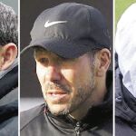 Valverde, Simeone y Zidane, entrenando esta semana