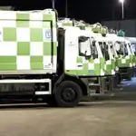 Camiones de la basura en Madrid / Efe