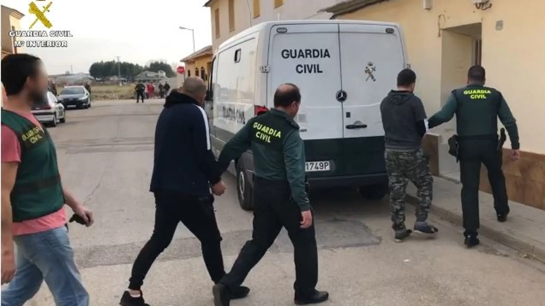 Momento de la detención/Guardia Civil