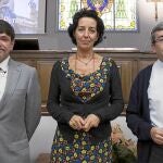 Mauricio Traeger, Mercedes Cantalapiedra y Luis Argüello presentan el III Encuentro Bloqueros con el Papa que arranca mañana en Valladolid