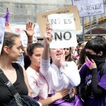 Concentración en Madrid contra la sentencia de La Manada /Foto: Luis Díaz