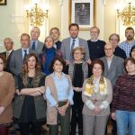 El alcalde Óscar Puente, junto a los representantes del Consejo Social