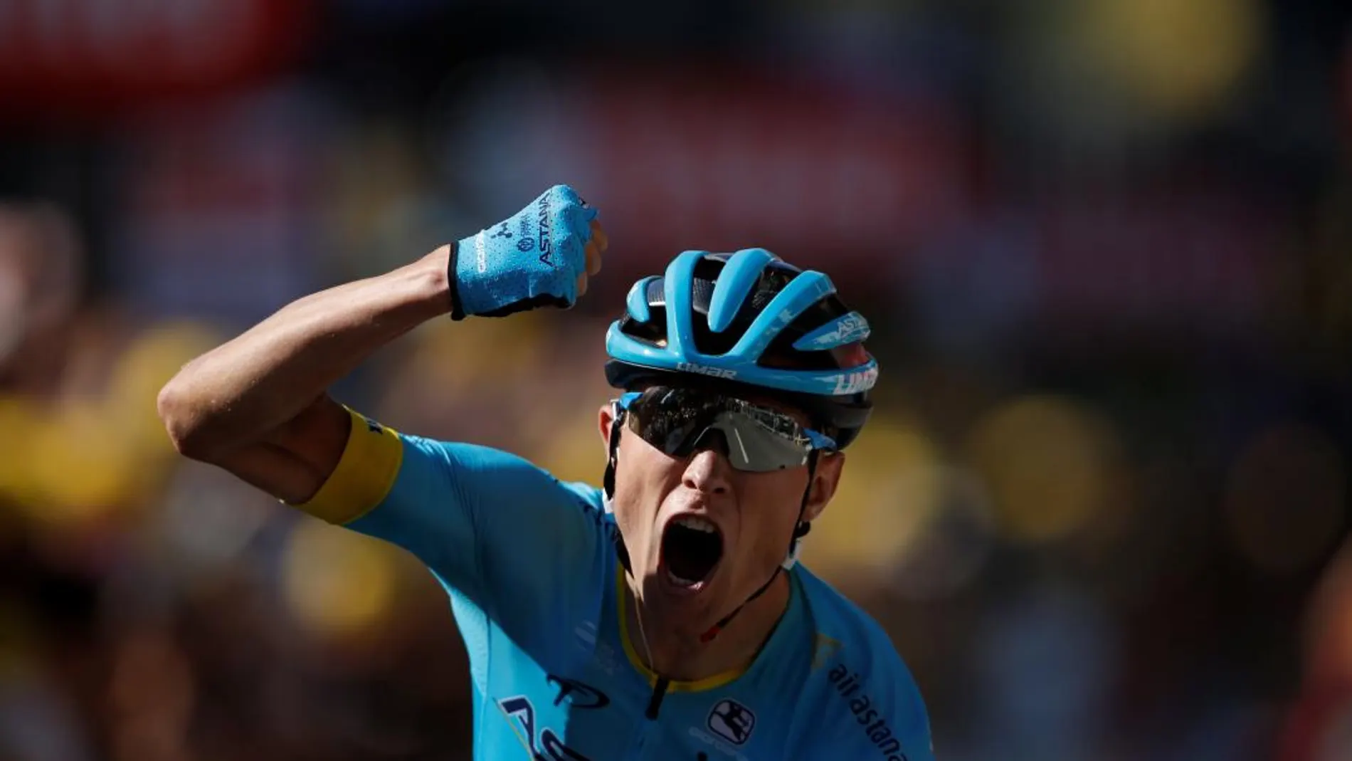 El danés Magnus Cort Nielsen gana la etapa del Tour. REUTERS/Stephane Mahe
