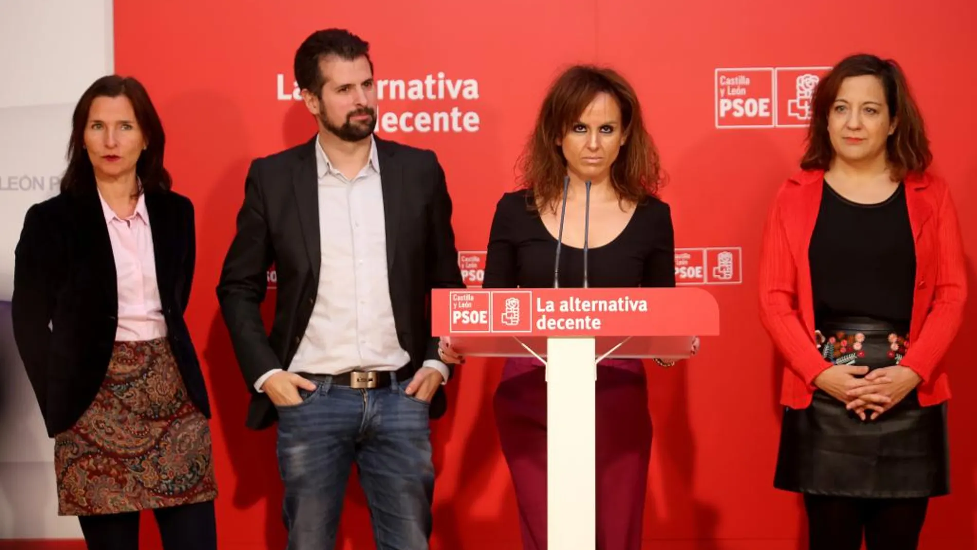 Martínez Seijo, Luis Tudanca, Patricia Gómez e Iratxe García