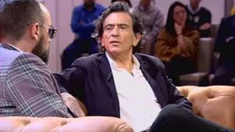 Arcadi hablando con Mejide minutos antes de que el primero decidiera irse del plató