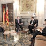 El presidente Fabra recibió ayer al embajador de Argelia en España