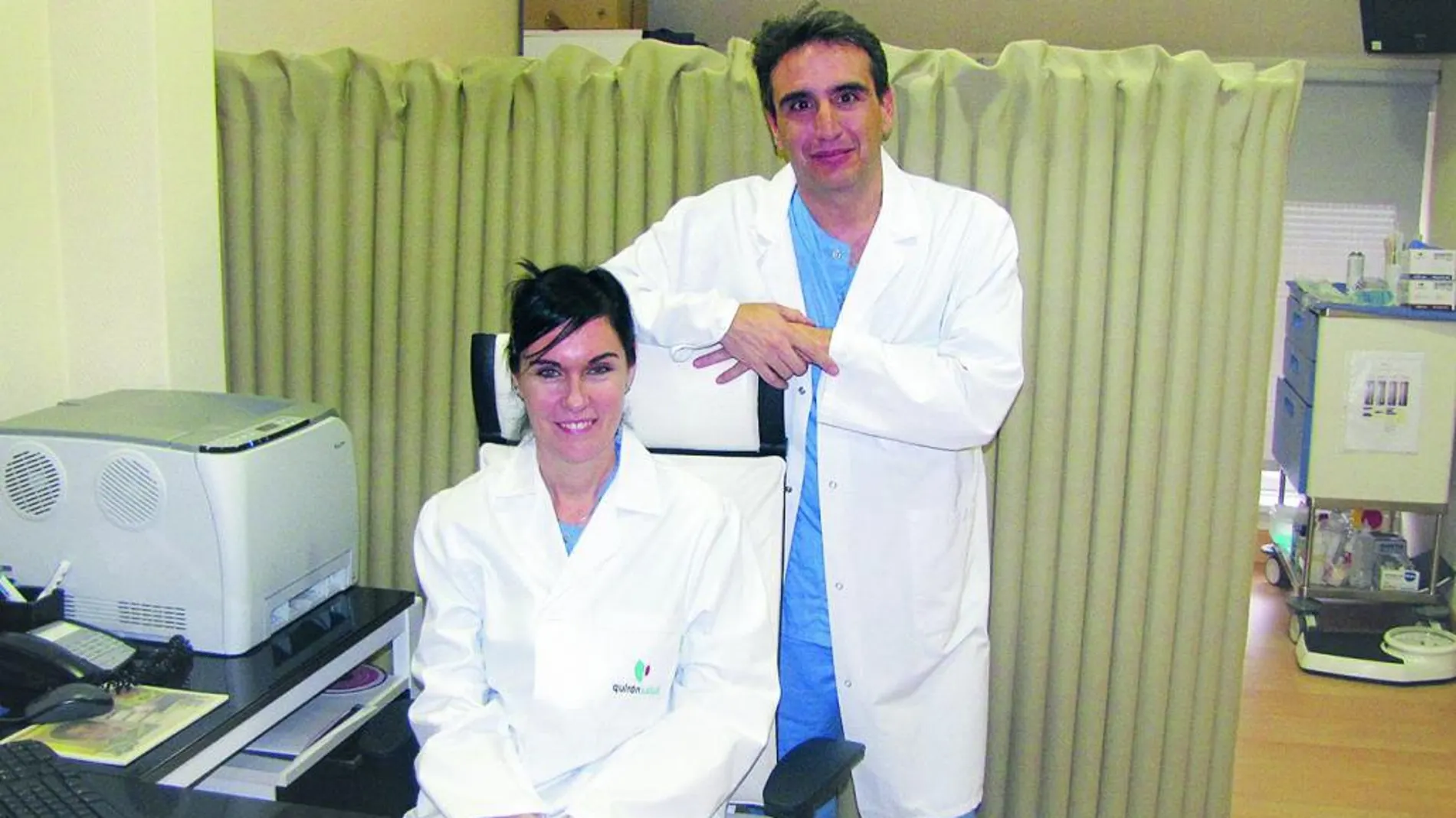 La Dra.Yolanda Cabello y el Dr. Daniel Ordóñez