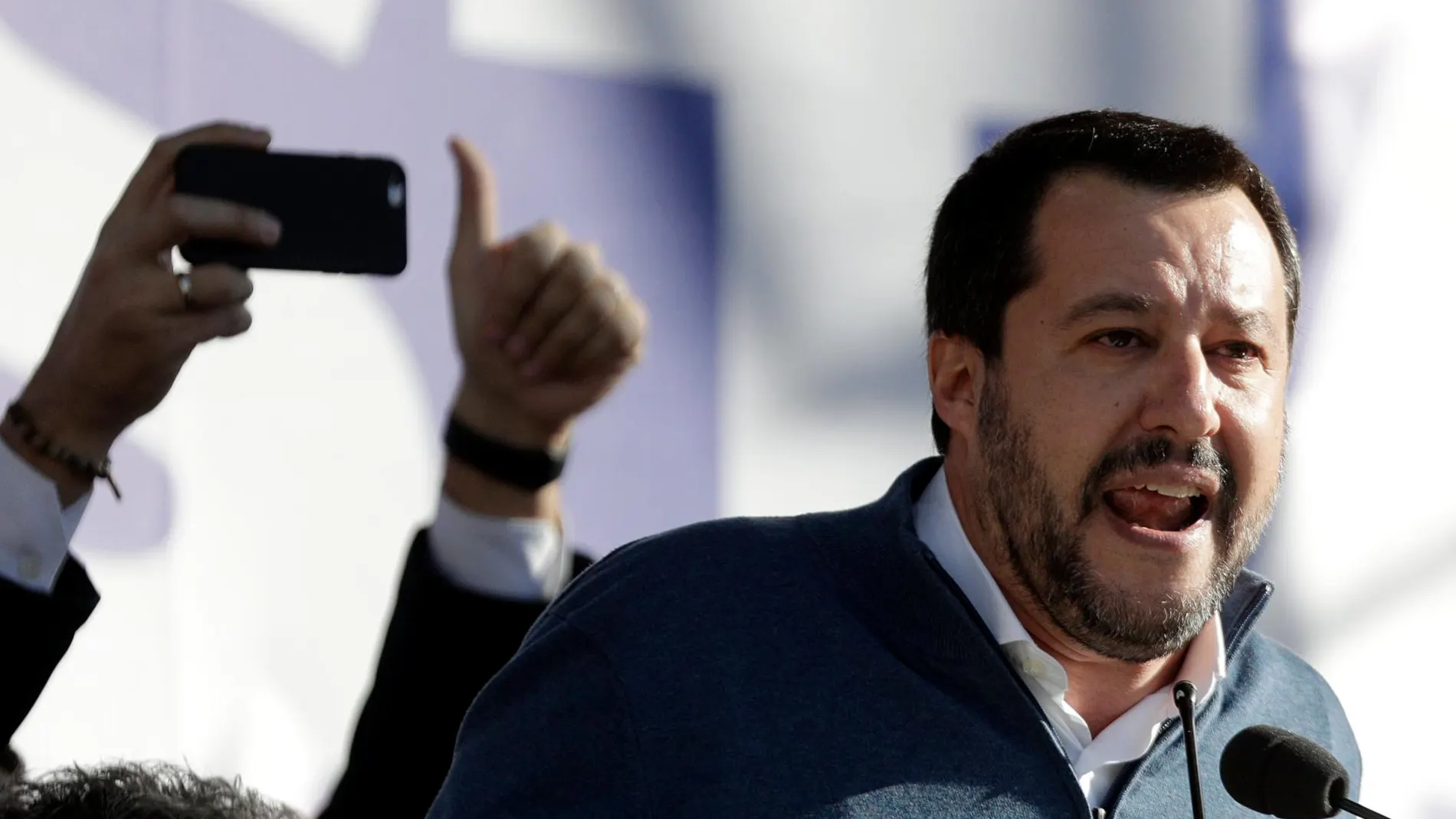 El líder italiano Matteo Salvini. Foto: Efe