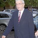 El ex viceconsejero de Economía y Hacienda José Salgueiro, ayer, en los juzgados