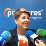 La candidata del PP en Cartagena, Noelia Arroyo