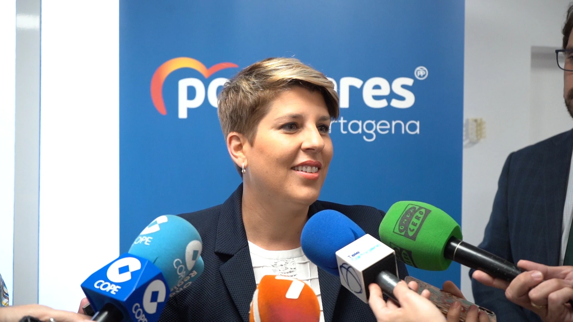 La candidata del PP en Cartagena, Noelia Arroyo