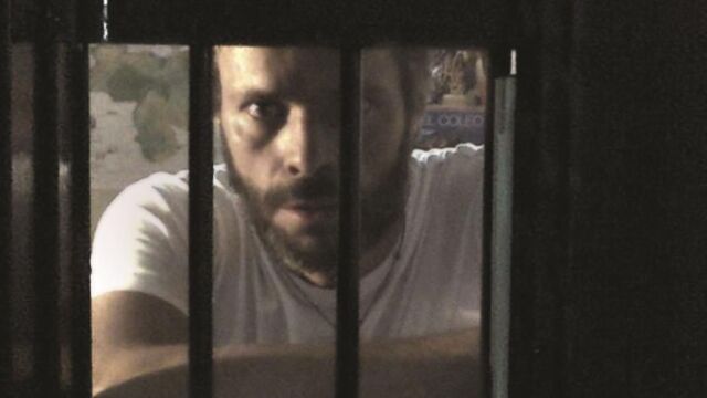Leopoldo López, en una de las celdas de la prisión militar de Ramo Verde, Caracas