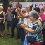 El alcalde de León, Antonio Silván, participa en las actividades de envejecimiento activo organizadas por el Ayuntamiento en el Parque de Quevedo
