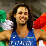 Gianmarco Tamberi, después convertirse en campeón de Europa en salto de altura