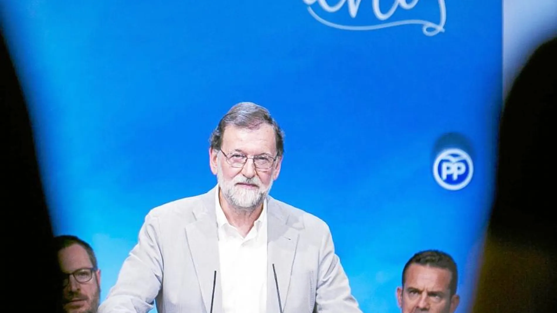 El presidente del Gobierno, Mariano Rajoy ayer en un acto en Palma de Mallorca