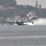 El avión anfibio ruso trabaja en la extinción de los fuegos de Portugal