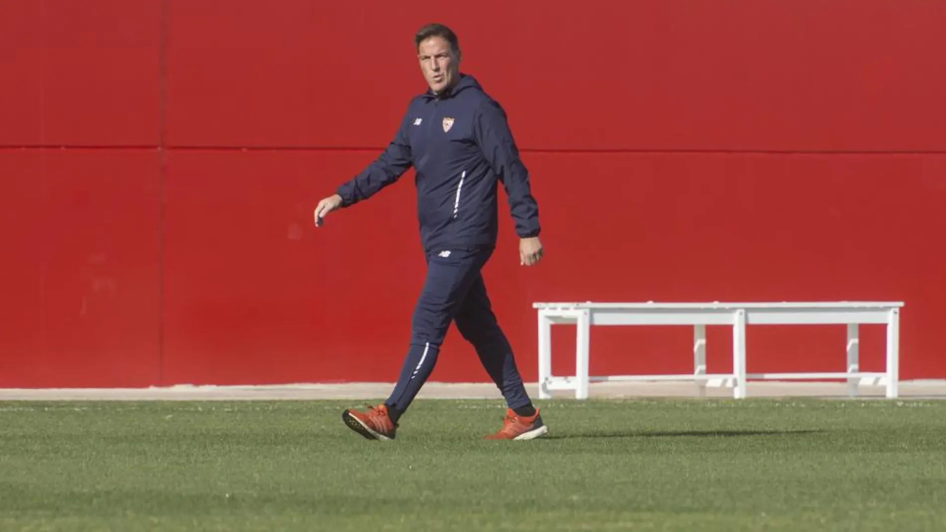 El entrenador del Sevilla FC, el argentino Eduardo Berizzo