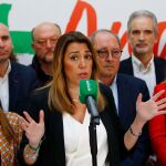 La secretaria general del PSOE-A y presidenta de la Junta en funciones, Susana Díaz / Foto: Efe