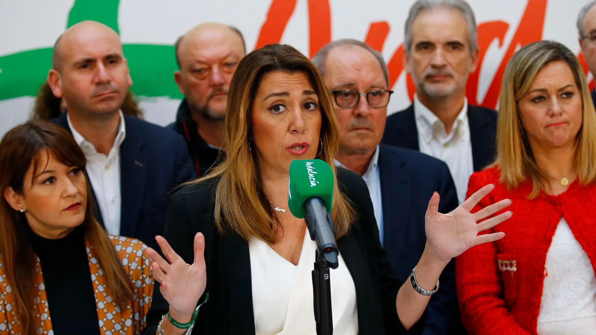 La secretaria general del PSOE-A y presidenta de la Junta en funciones, Susana Díaz / Foto: Efe