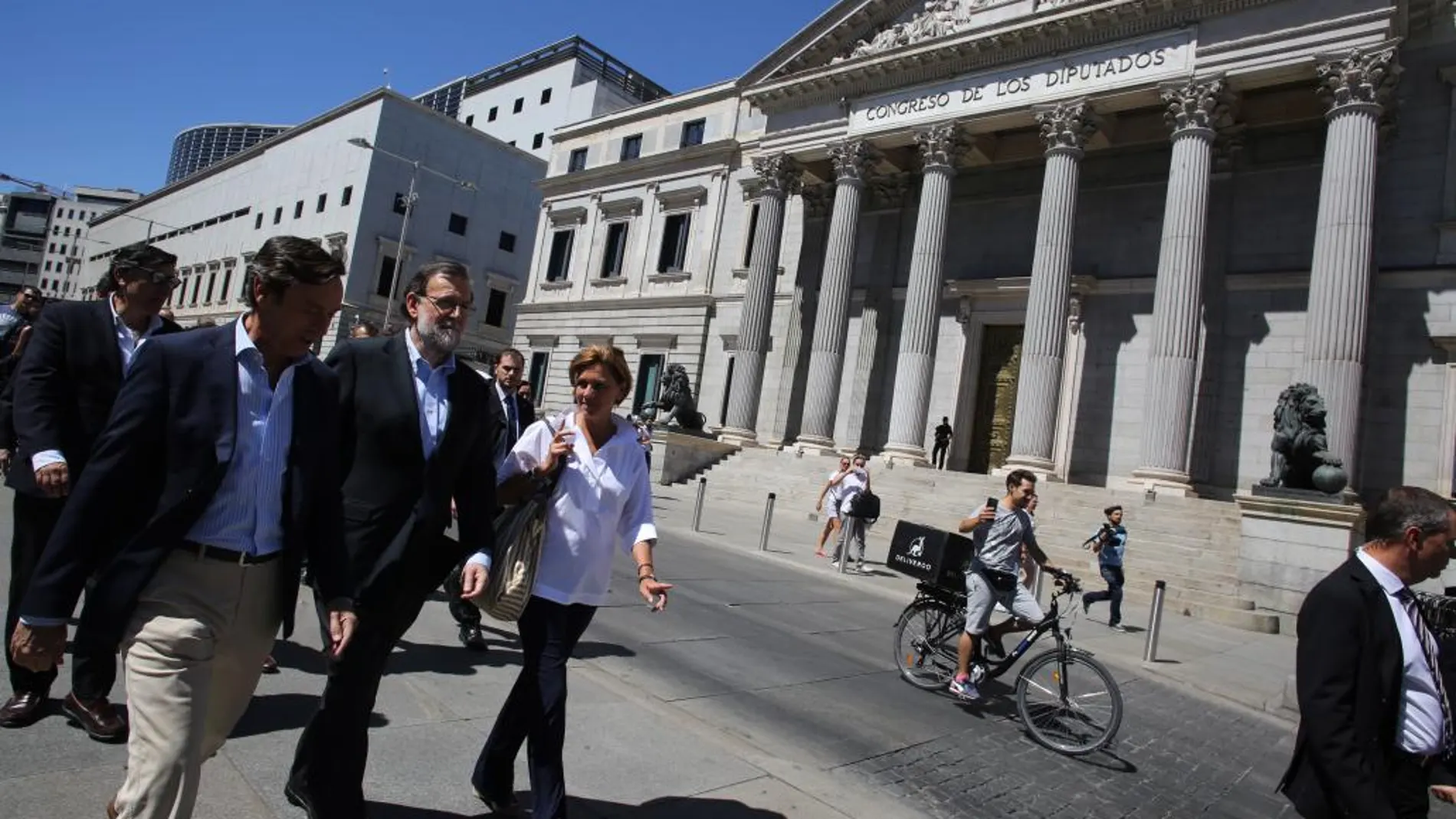 Rajoy tras la reunión con Rivera