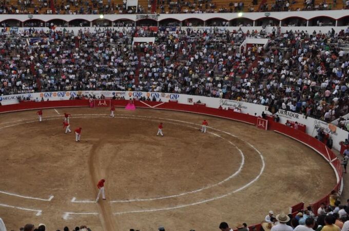 Imagen de archivo de la Plaza de Toros de Nuevo Progreso de Guadalajara (México)
