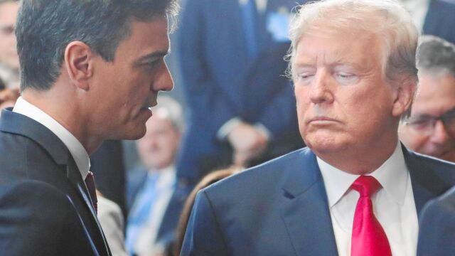 Sánchez se estrena en la OTAN con un «no» a la Casa Blanca