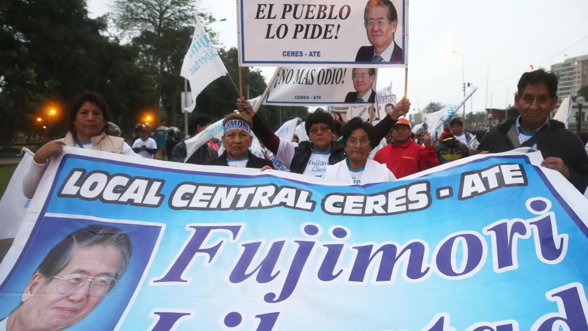 Humala anuncia que no indultará al expresidente Alberto Fujimori
