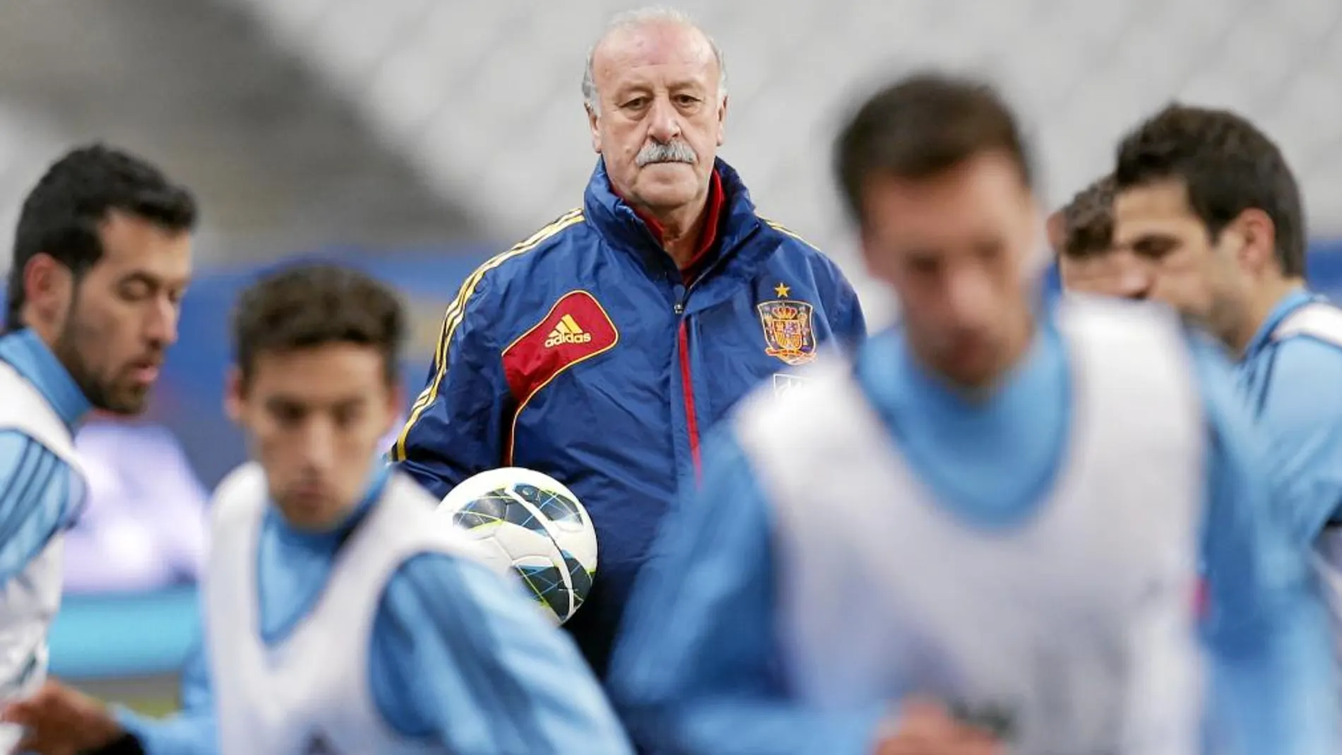 El seleccionador español, Vicente del Bosque