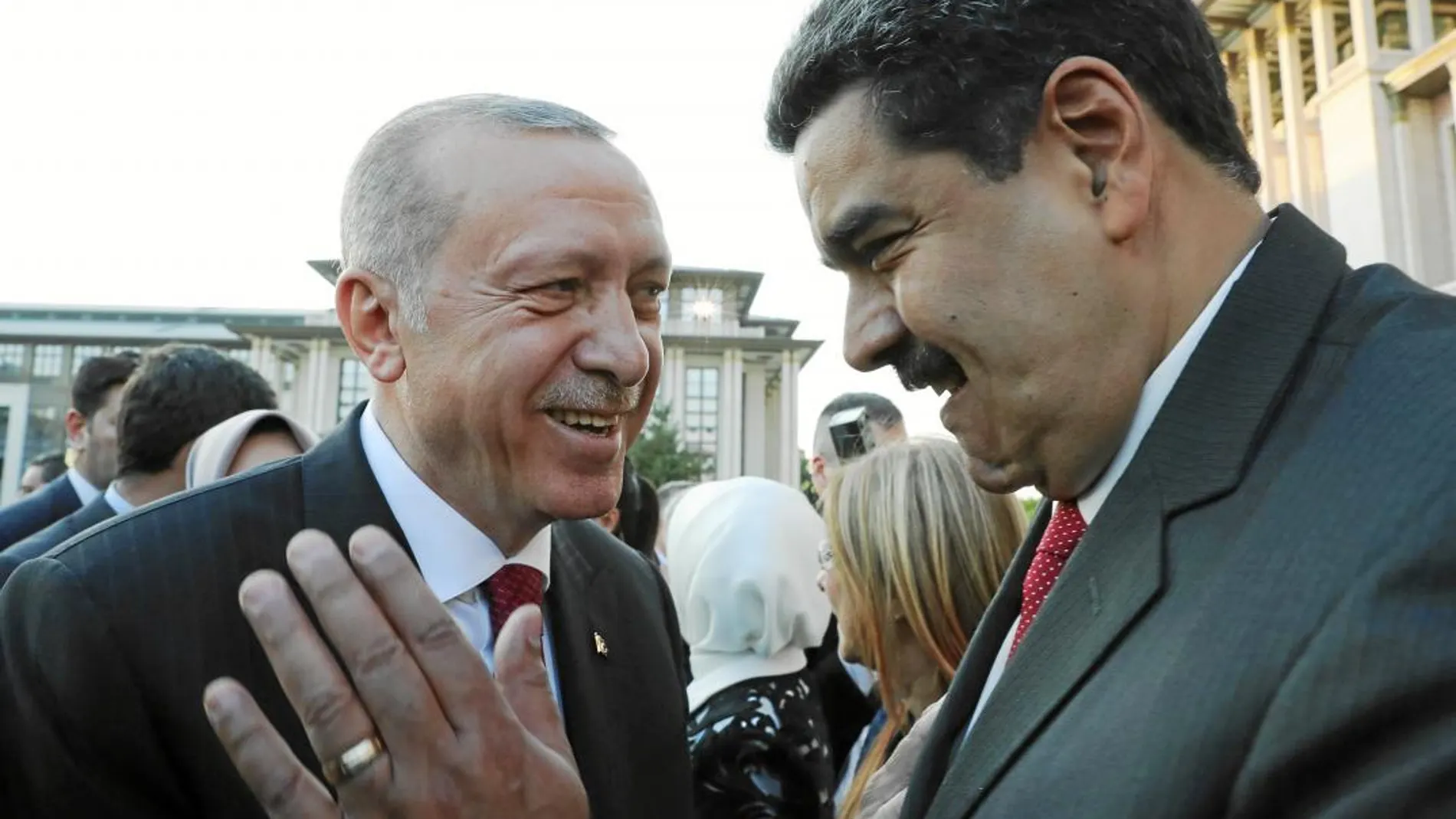 Recep Tayyip Erdogan y Nicolás Maduro, el pasado 9 de julio en Ankara / Ap