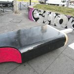 «Drácula», de Juan Miguel Quiñones, junto al metro de la calle Alonso Martínez.