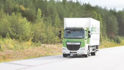 Suecia cuenta con dos kilómetros de carretera electrificada para el servicio de correos
