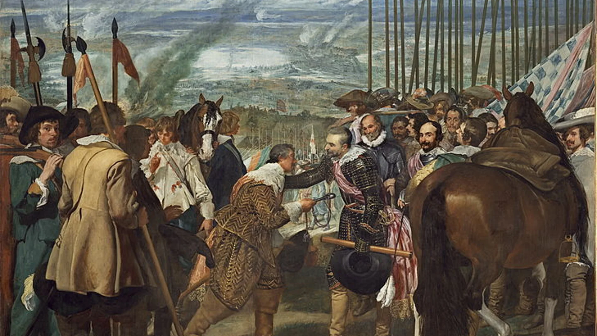 La rendición de Breda, de Velázquez, uno de los episodios más famosos de la Guerra de los 80 años, hito histórico del que arranca el mito de la «sangre española» de ciertos holandeses