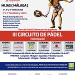 Cartel Circuito solidario Atlético de Madrid