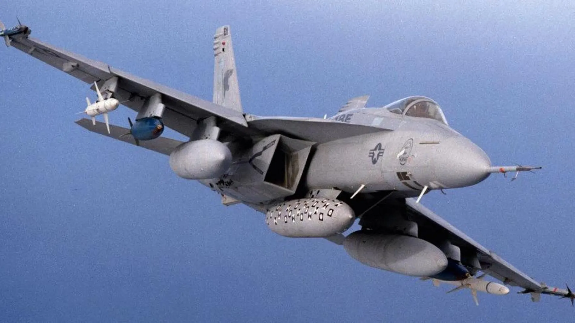 Imagen de un F-18