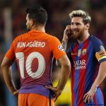 Sergio 'Kun' Agüero y Leo Messi podrían ser compañeros la próxima temporada en el Barcelona.