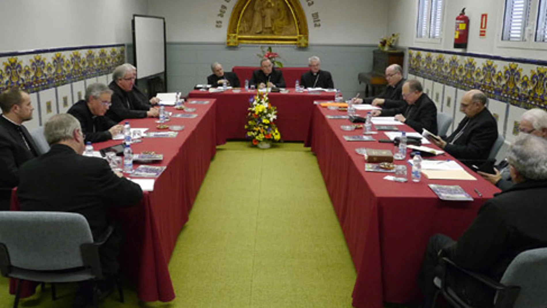 Reunión de la Conferencia Episcopal Tarraconense en Tiana (Barcelona).