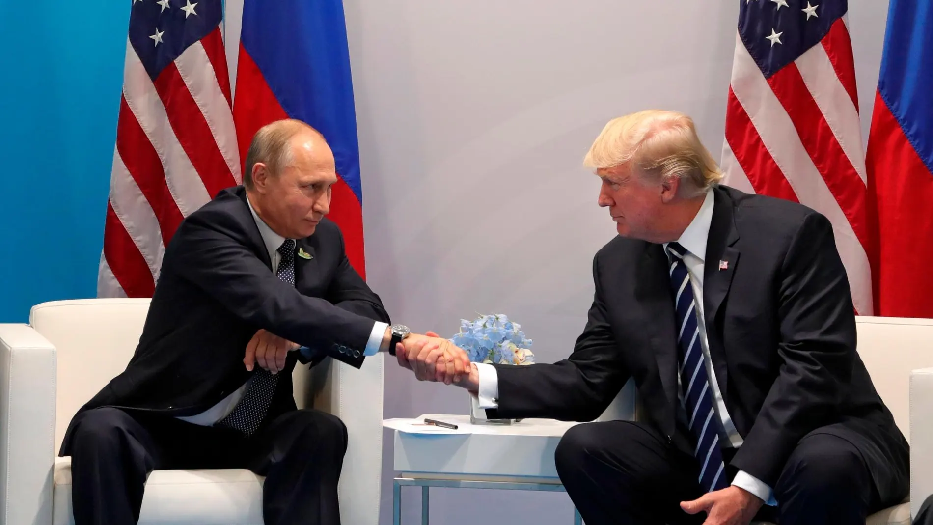 Reunión entre Donald Trump y Vladimir Putin en 2017