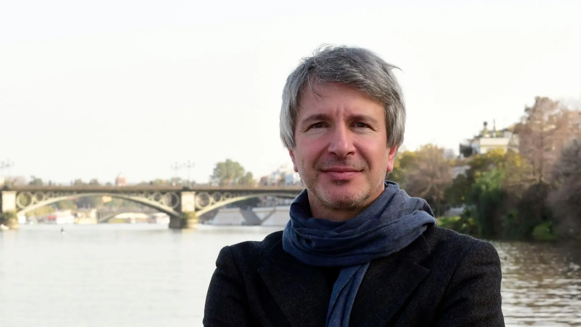 El escritor francés durante su visita el pasado jueves a Sevilla, donde presentó su última novela / Foto: Ke-Imagen