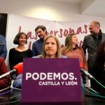 Pablo Fernández da comienzo a la precampaña de las elecciones autonómicas junto a Laura Domínguez y Ricardo López, entre otros