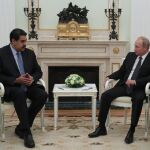 Maduro con Putin durante su reunión en el Kremlin el pasado octubre /Efe