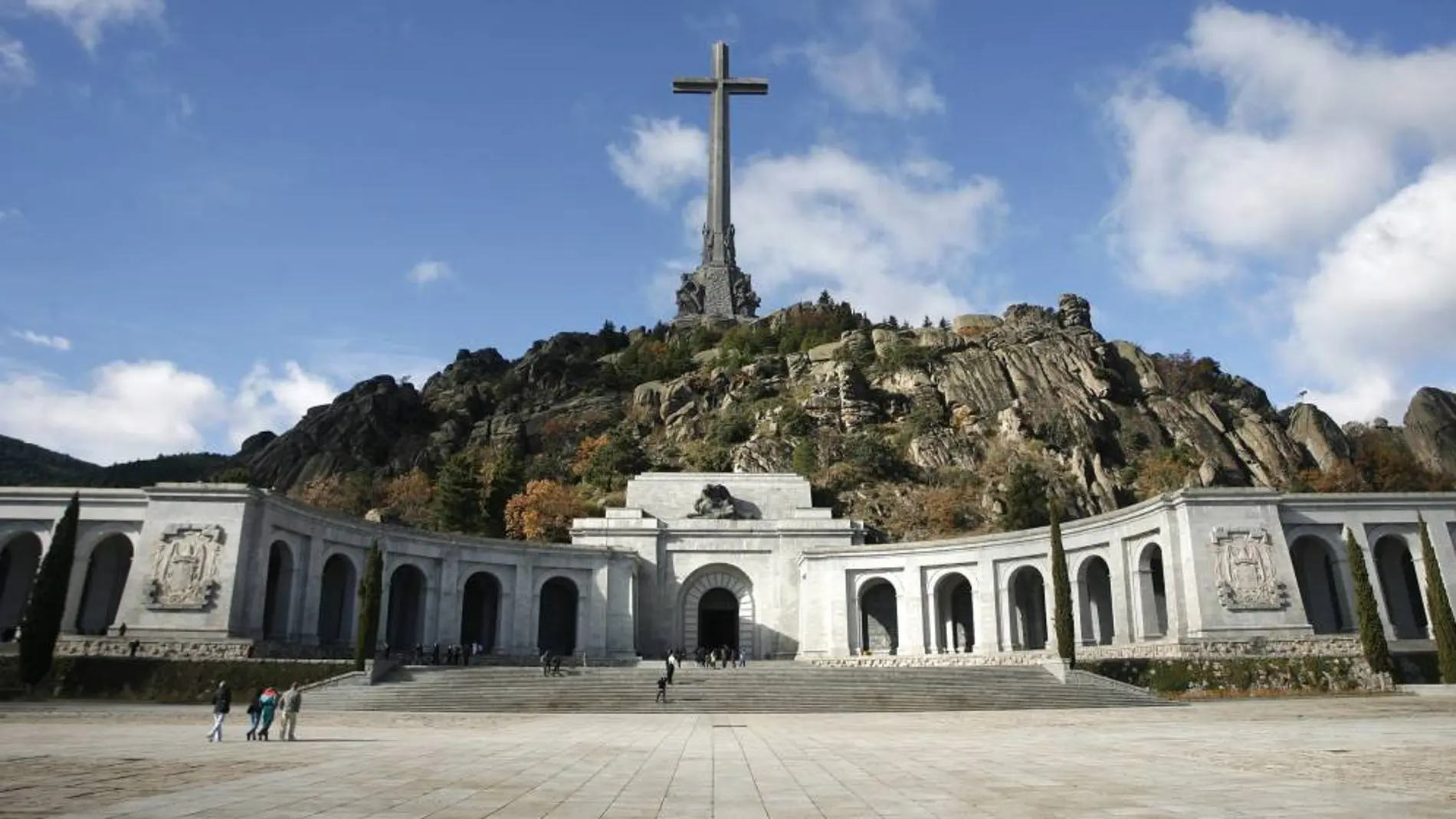 Vista general del Valle de los Caídos, situado en el municipio de San Lorenzo de El Escorial / Efe