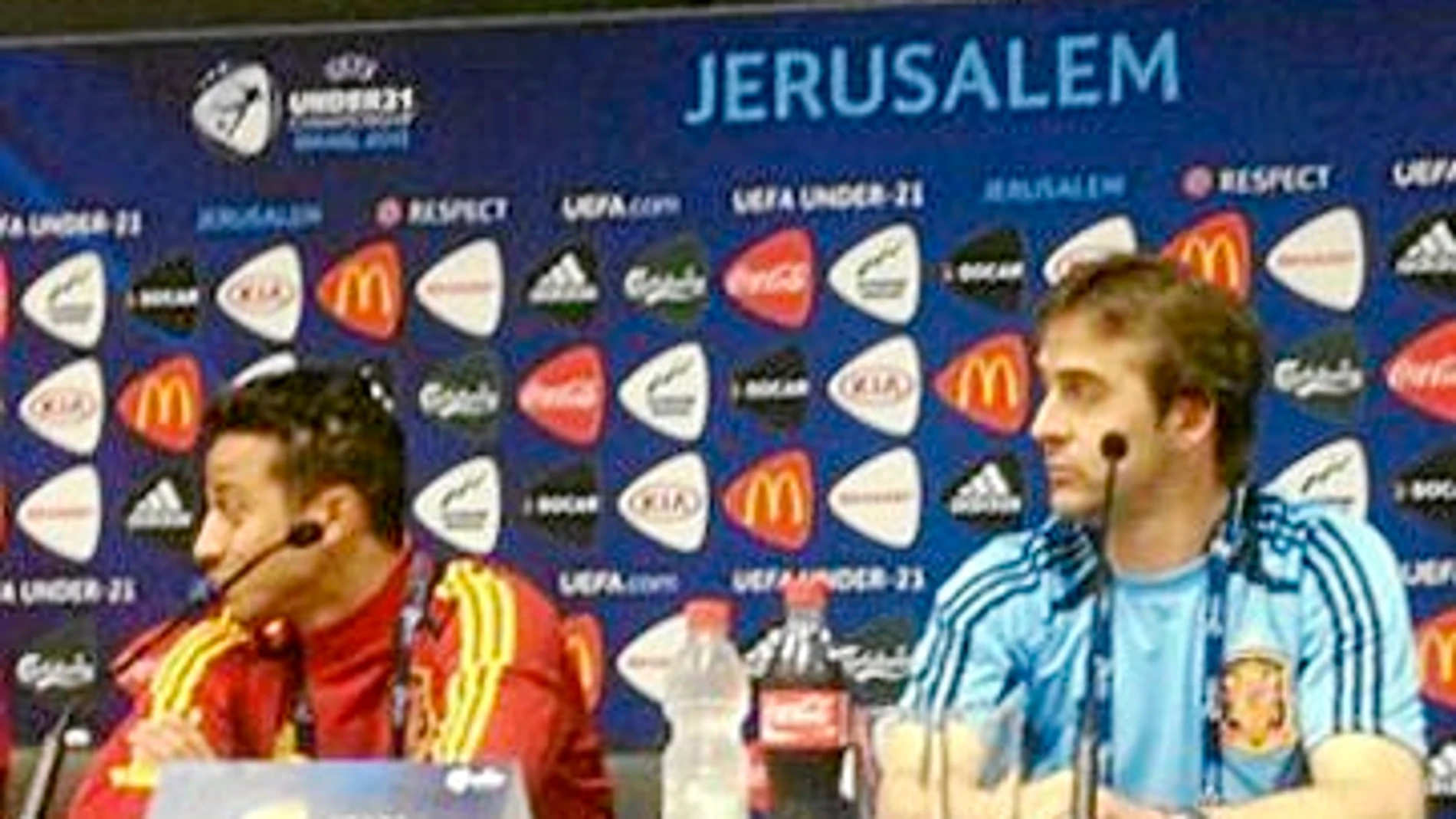 Thiago y Lopetegui, en conferencia de prensa