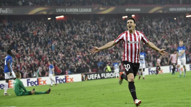El jugador del Athletic de Bilbao Aritz Aduriz