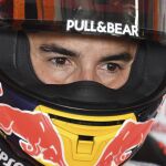 Marc Marquez hoy en el Gran Premio de Alemnia de MotoGP. (Hendrik Schmidt/dpa via AP)