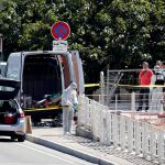 La Policía francesa investiga en el lugar del suceso