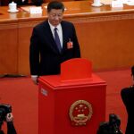 Xi Jinping en el pleno de la Asamblea Nacional Popular/Reuters