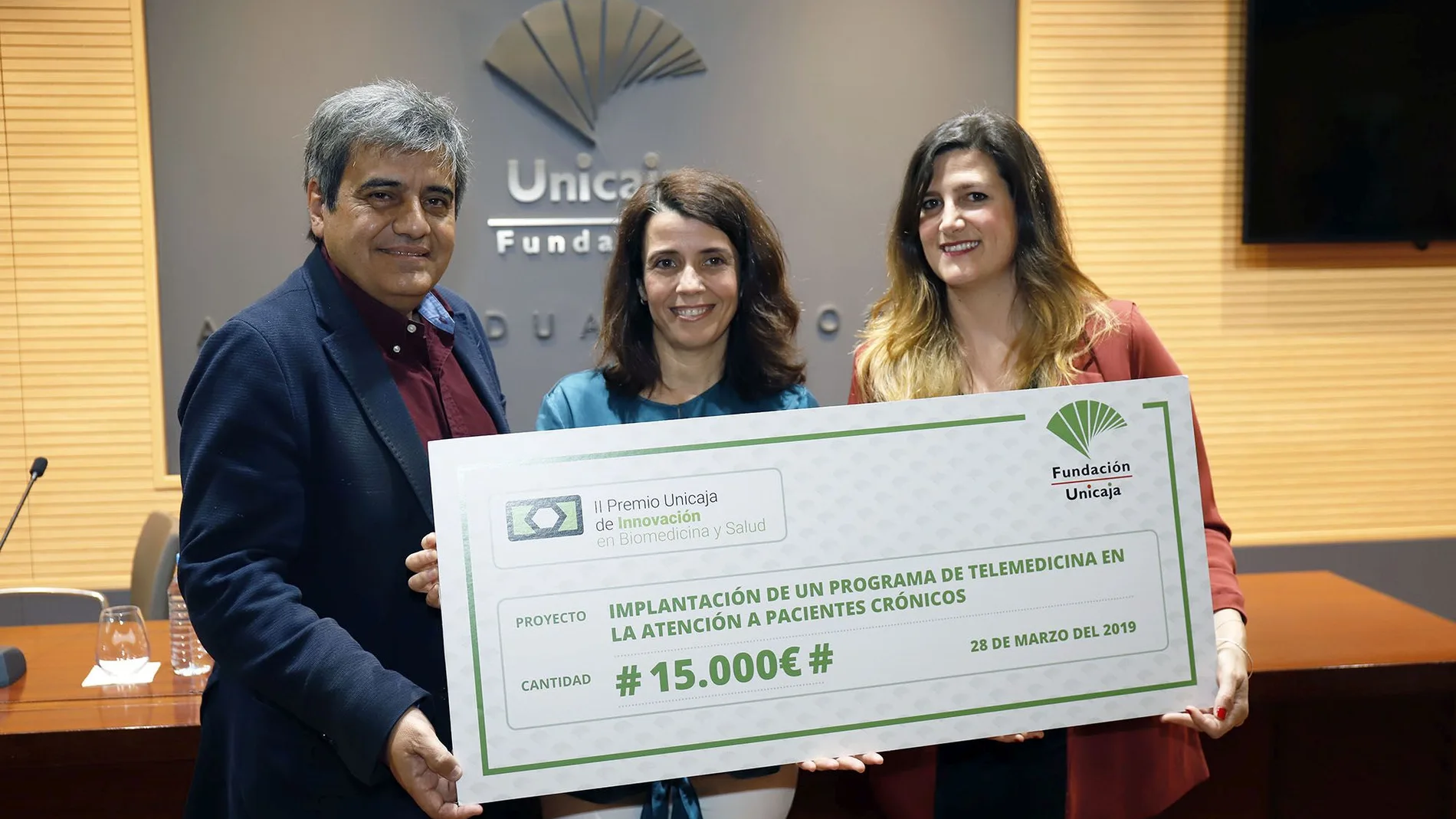 Entrega del II Premio Unicaja de Innovación en Biomedicina y Salud / Foto: La Razón