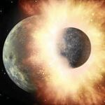 La Luna se formó de manto terrestre tras un impacto con la Tierra