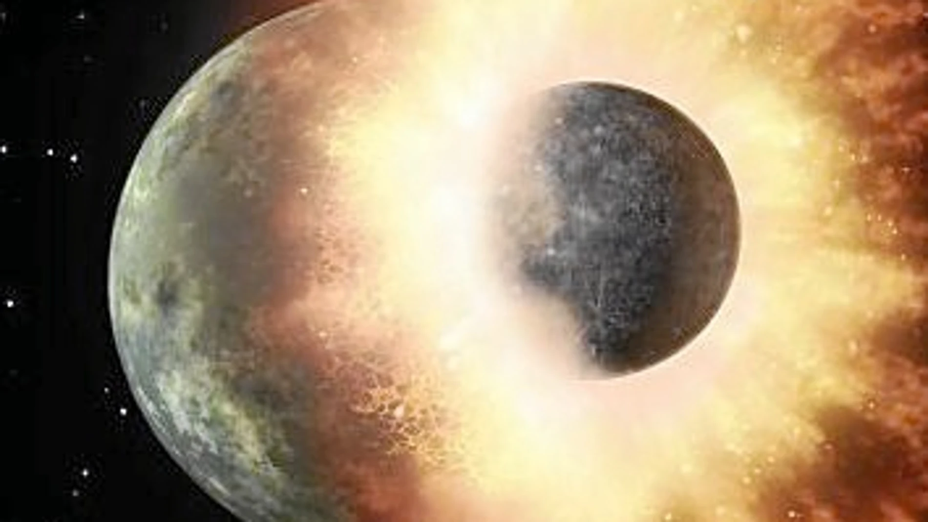La Luna se formó de manto terrestre tras un impacto con la Tierra