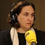 Ada Colau, durante la entrevista de esta mañana en la Cadena Ser.
